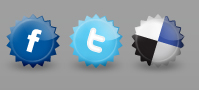 Facebook, Twitter, Delicious